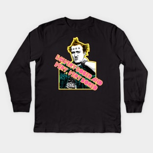 Vyvyan Young Ones 80s Tribute Punk Design Kids Long Sleeve T-Shirt